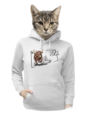 dámska mikina klokanka