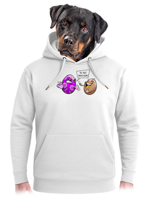 Zmaľujem ťa unisex mikina premium Snowwhite