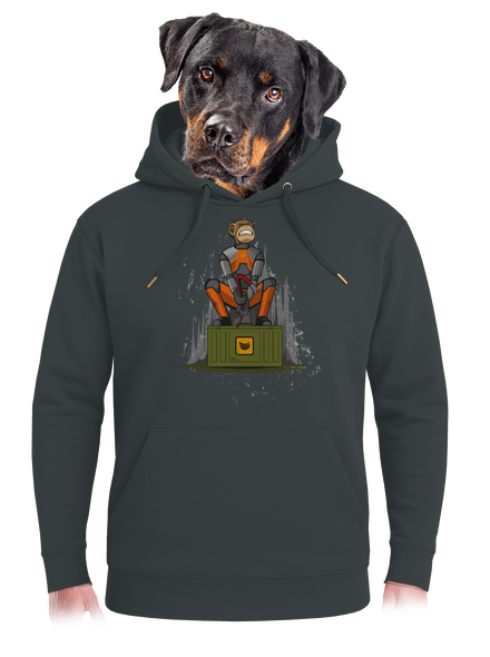 Ape-Life unisex mikina premium Charcoal