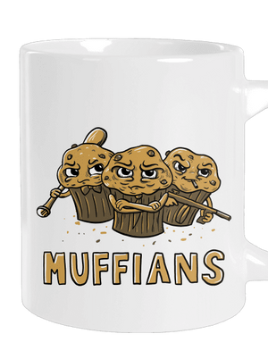 Muffians veľký hrnček White