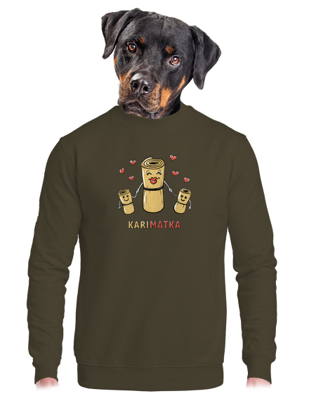 Karimatka unisex mikina bez kapucne Urban Khaki