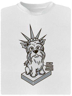 New Yorkshire detské športové tričko White