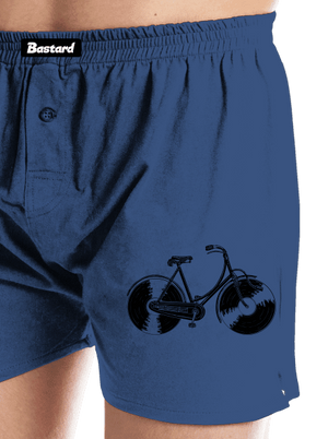Gramofónový bicykel pánske trenky Blue