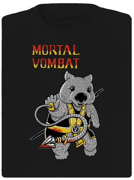 Mortal Vombat dámske športové tričko Black