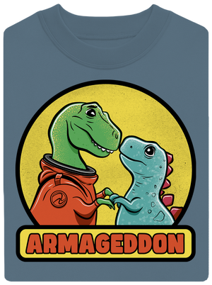 Armageddon unisex mikina bez kapucne Nordic Blue