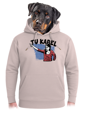 Tukabel unisex mikina premium Rose Chalk