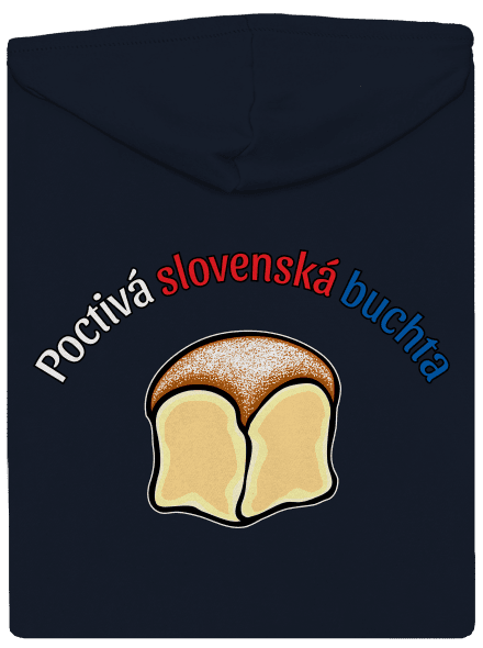 Poctivá buchta a klobása dámska mikina na zips Navy Mal
