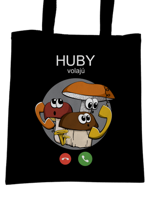 Huby volajú taška Black