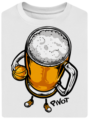 Pivot unisex tričko oversized White