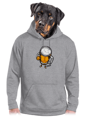 Pivot pánska mikina klokanka Light Melange