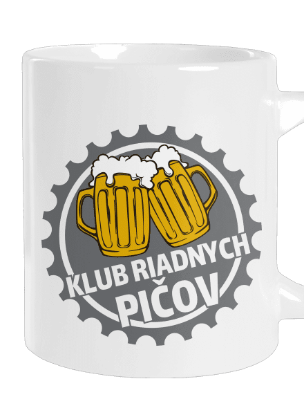 Klub riadnych pičov veľký hrnček White