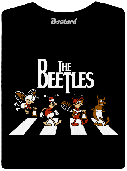 Beatles dámske tričko s lemom Black