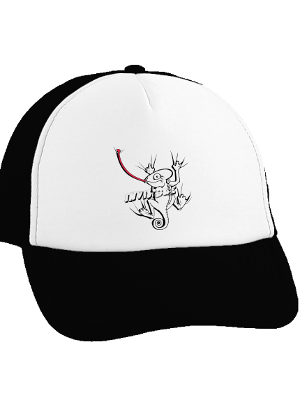 Invisible chameleon šiltovka truckerka Black cap