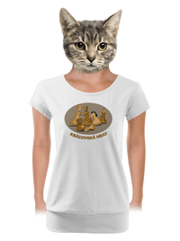 dámske tričko s lemom