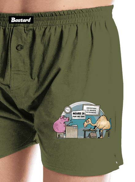 Nehrb sa pánske trenky Khaki