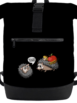 Alergický ježko batoh Black