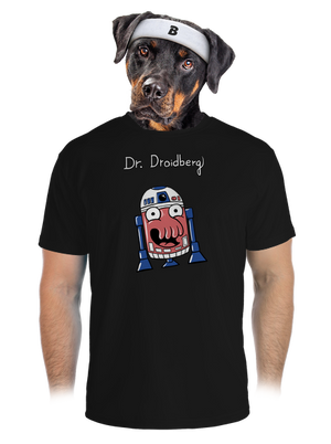 Dr. Droidberg pánske športové tričko Black
