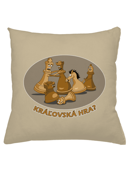 Kráľovská hra vankúš Beige