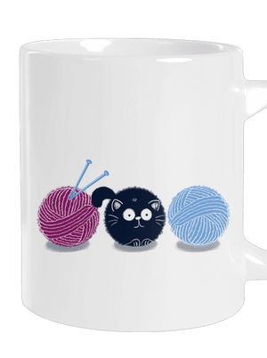 Klbko veľký hrnček White