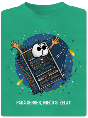 Padá server pánske športové tričko Mint Mal