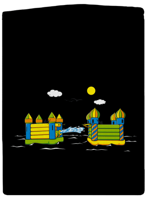 Dobytie hradu dámska mikina na zips Black