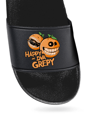 Happy grepy šľapky Black Black