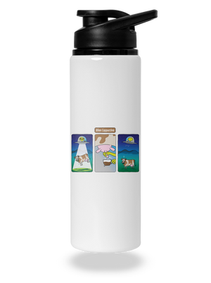 Alien Cappuccino flaša na vodu White