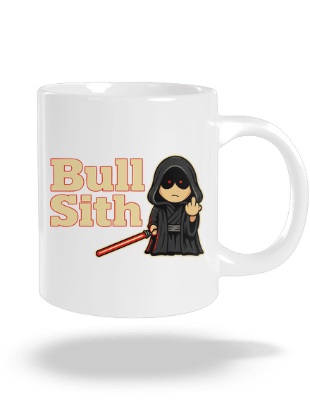 Bull sith veľký hrnček White