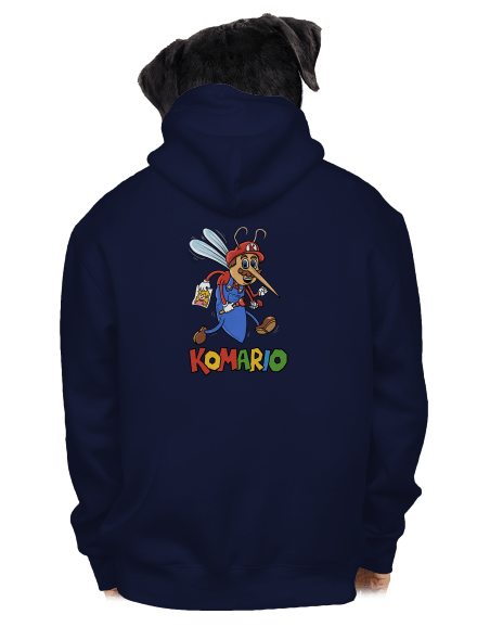 Komario pánska mikina na zips Navy