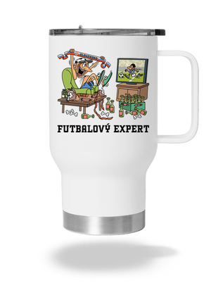 Futbalový expert termohrnček White