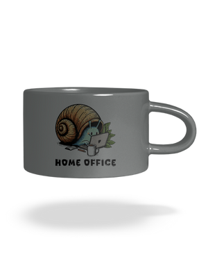 Slimákov home office hrnček makronka Grey Macaron