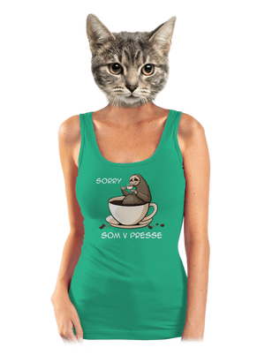 V presse dámske tielko klasické Mint Mal