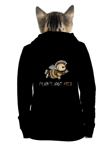 Punks Not Med dámska mikina na zips Black