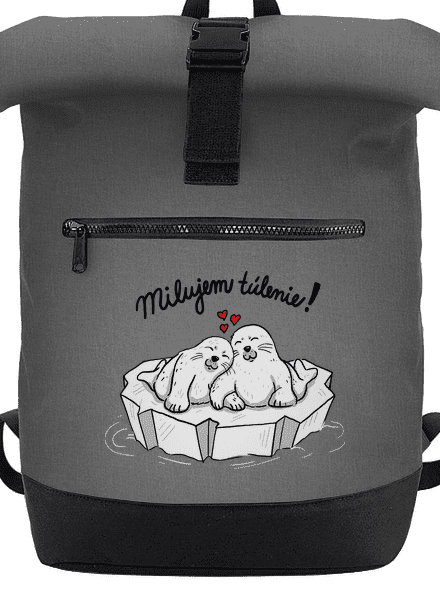 Milujem túlenie batoh Grey Marl