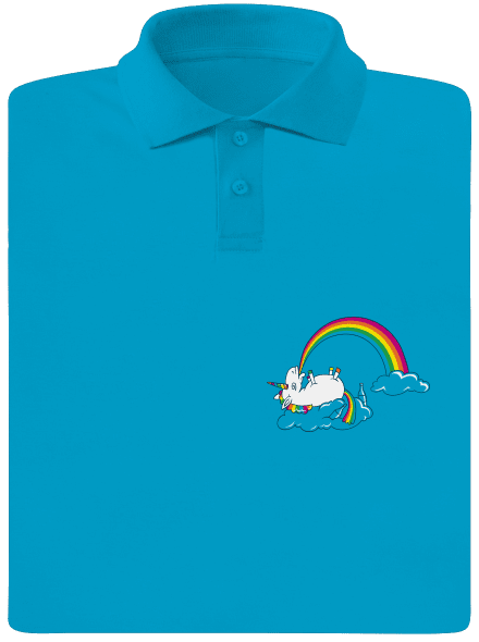 Tajomstvo dúhy pánska polokošeľa Blue Atol