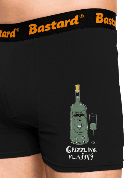 Grizzling Vlašský boxerky Black