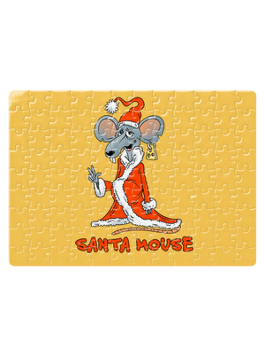 Santa mouse puzzle White