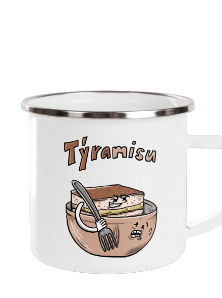Týramisu plecháčik White