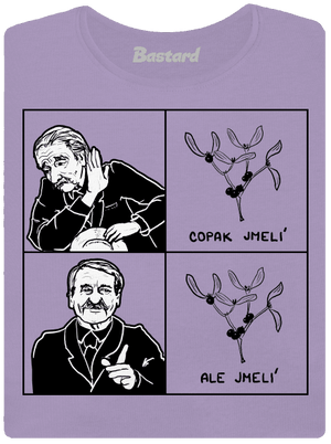 Cimrman: Copak jmelí dámske tričko s lemom Lavender