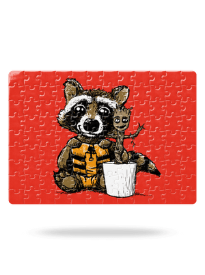 Strážcovia galaxie puzzle White