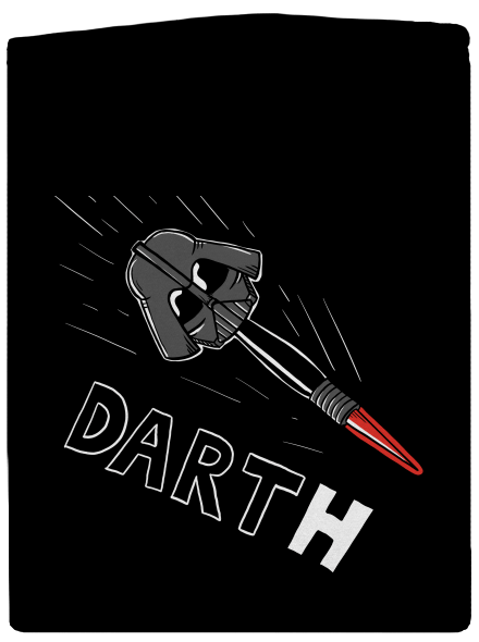 Dart(h) dámska mikina na zips Black