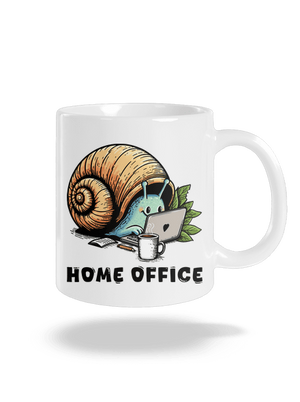 Slimákov home office klasický hrnček White