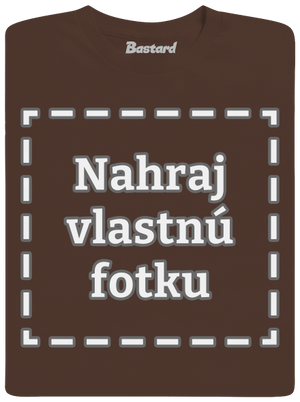 Vlastná potlač pánske tričko Brown