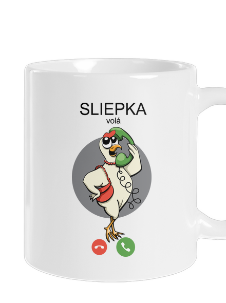 Sliepka volá klasický hrnček White