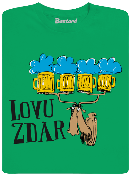 Lovu zdar detské tričko Kelly Green