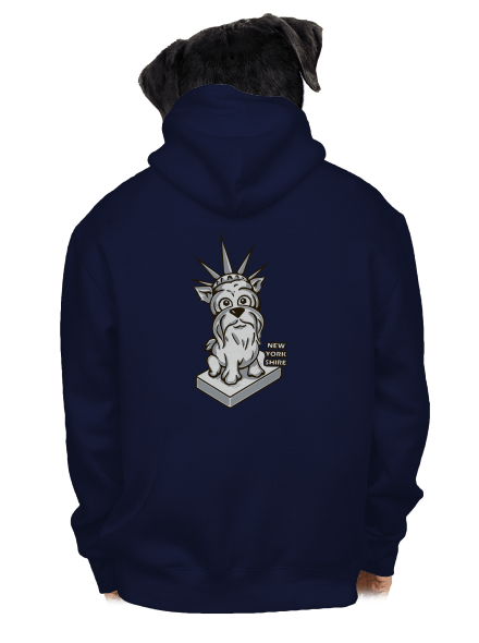 New Yorkshire pánska mikina na zips Navy