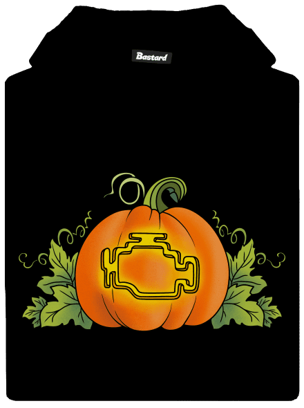 Strašidelný Halloween detská mikina klokanka Black