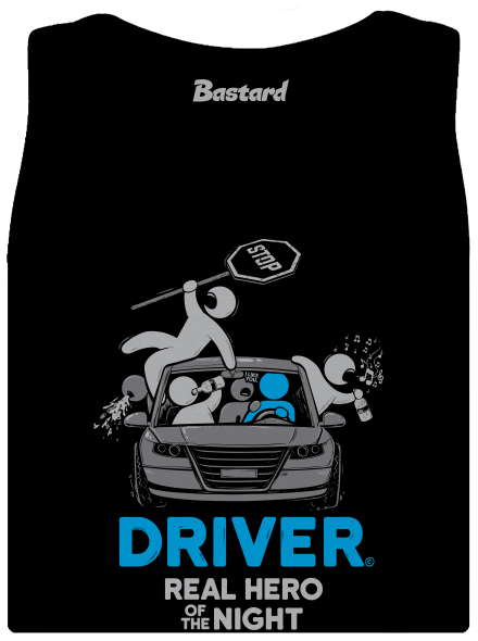 Driver dámske tielko klasické Black