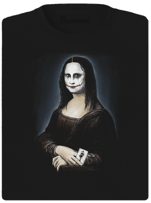 Mona Joker Lisa dámske športové tričko Black