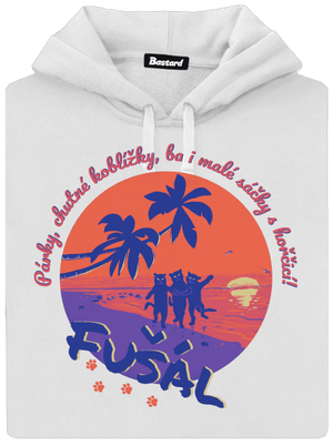 Fušál dámska mikina klokanka White